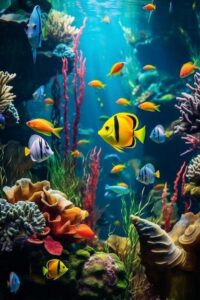 Como cuidar de corais em aquário marinho
