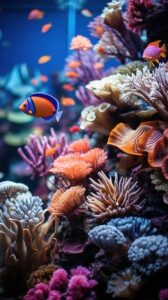 Corais e invertebrados para aquários marinhos