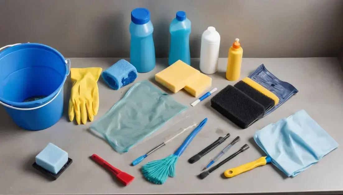 ferramentas necessárias para a limpeza ferramentas necessárias para a limpeza