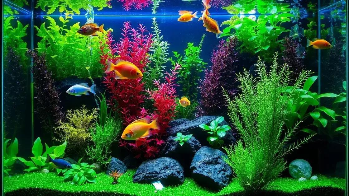 Benefícios de ter um aquário plantado Benefícios de ter um aquário plantado