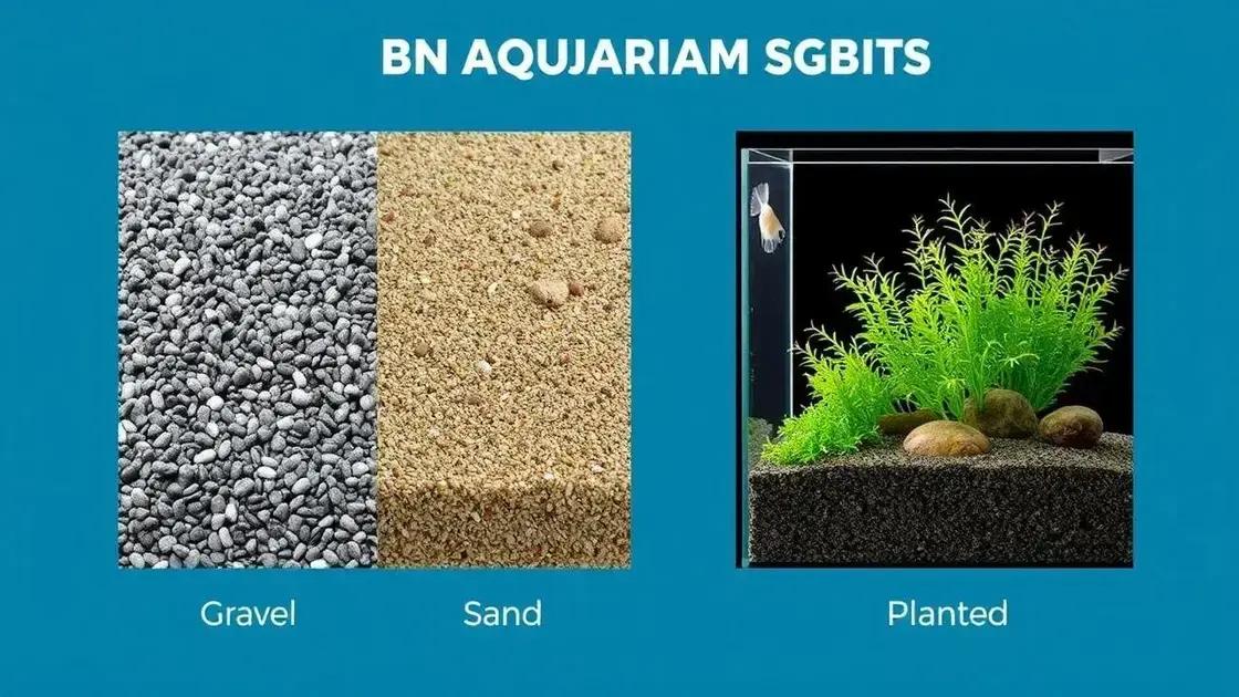 Tipos de substrato para aquários Tipos de substrato para aquários