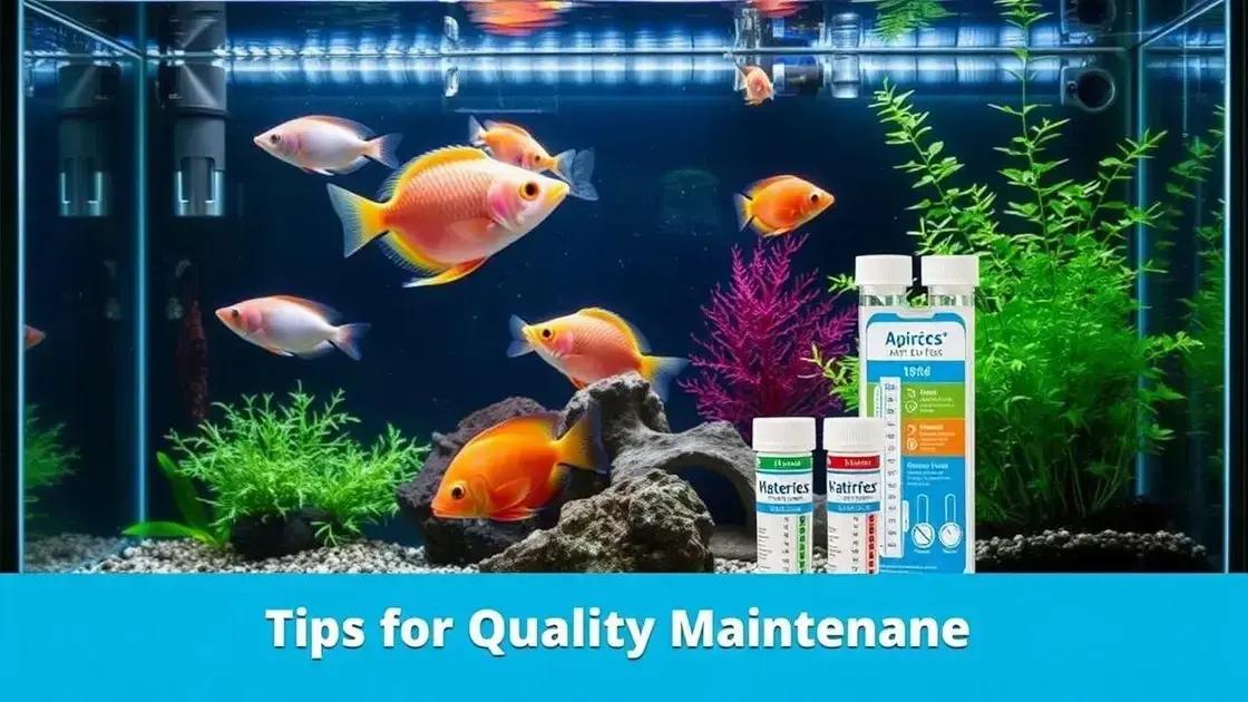 Dicas para manter a qualidade da água do aquário Dicas para manter a qualidade da água do aquário