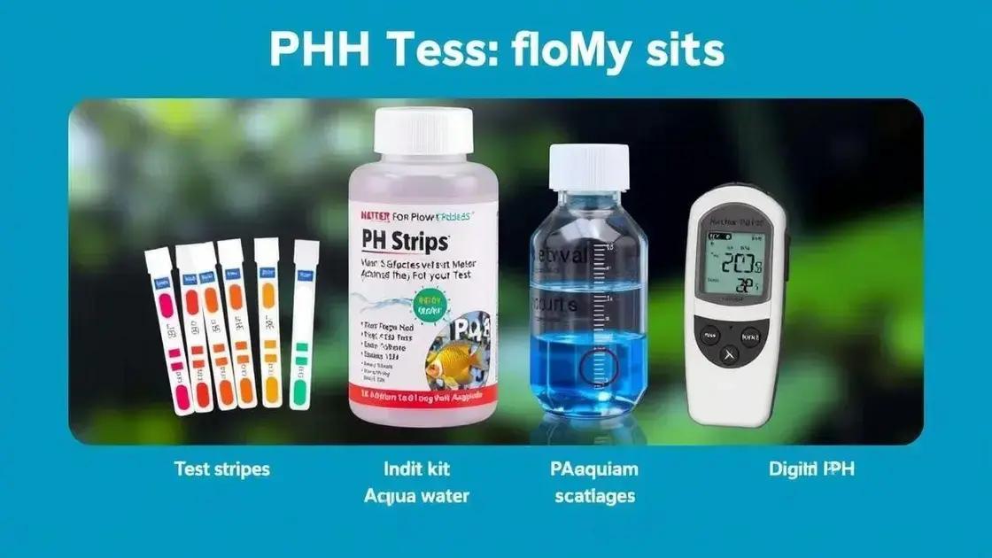 Métodos para medir o pH da água