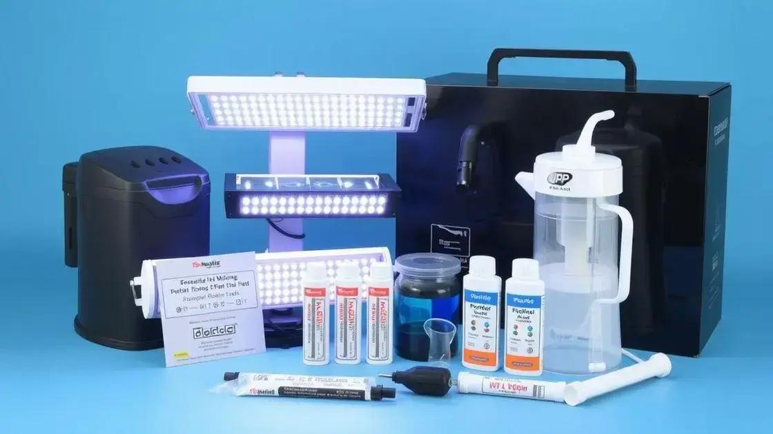 Os principais equipamentos e acessórios necessários