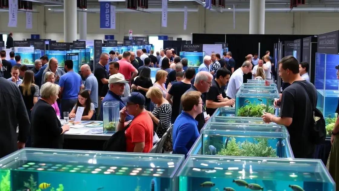 Impacto dos eventos de aquarismo na comunidade