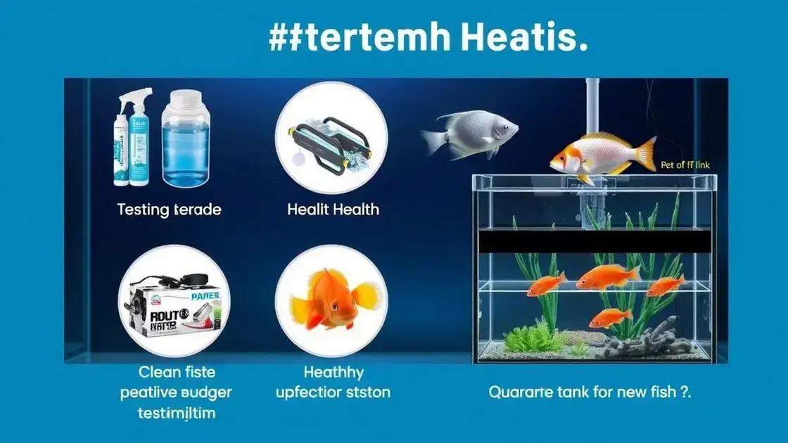 Prevenção de doenças em peixes de aquário