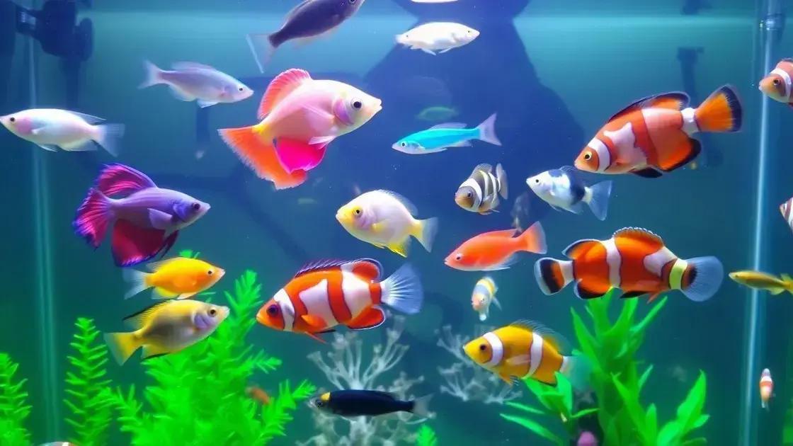 Principais espécies de peixes ornamentais Principais espécies de peixes ornamentais