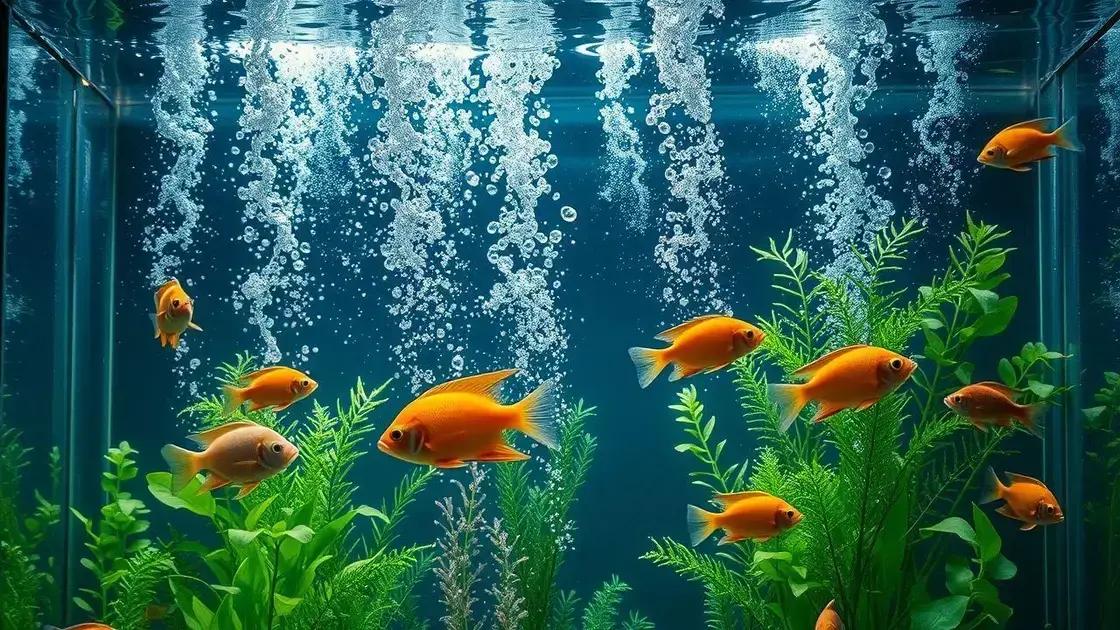 Como as bombas de ar beneficiam o aquário?