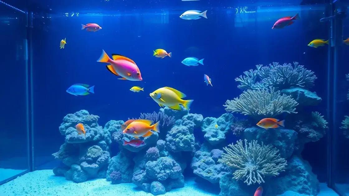 Dicas para a manutenção de aquários marinhos: cuidados essenciais para seu sucesso