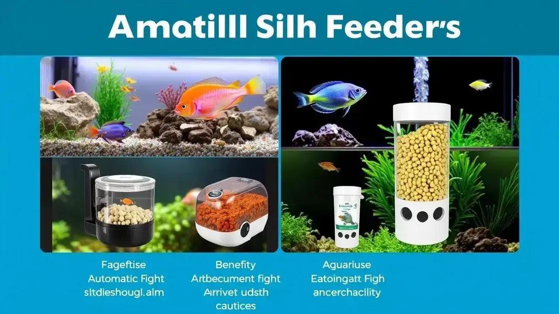 Vantagens de usar alimentadores automáticos