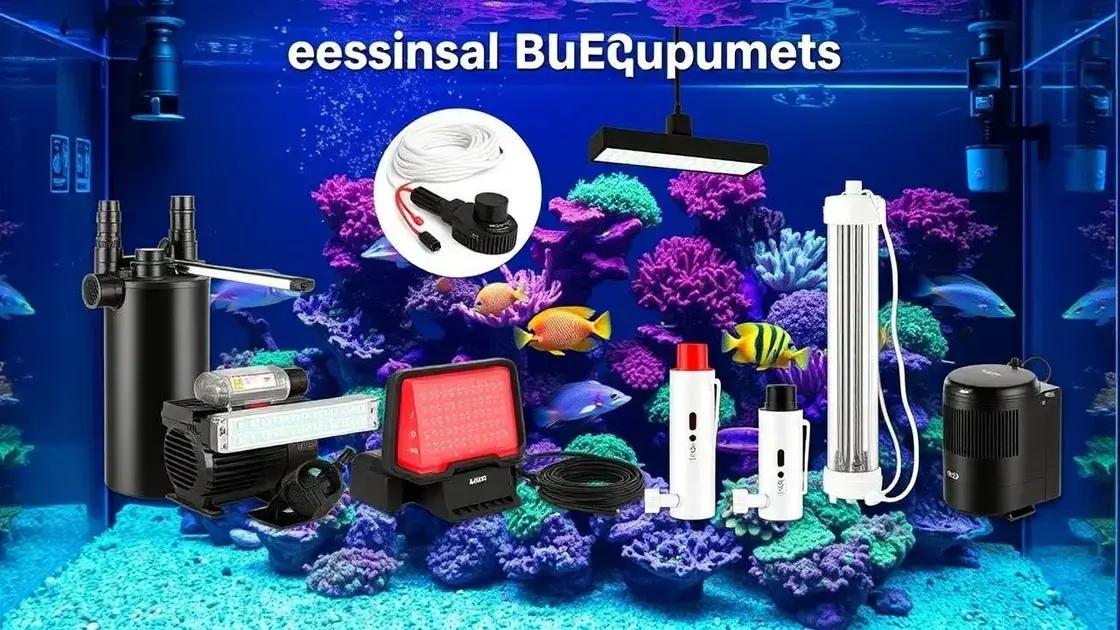 Principais tipos de equipamentos essenciais Principais tipos de equipamentos essenciais