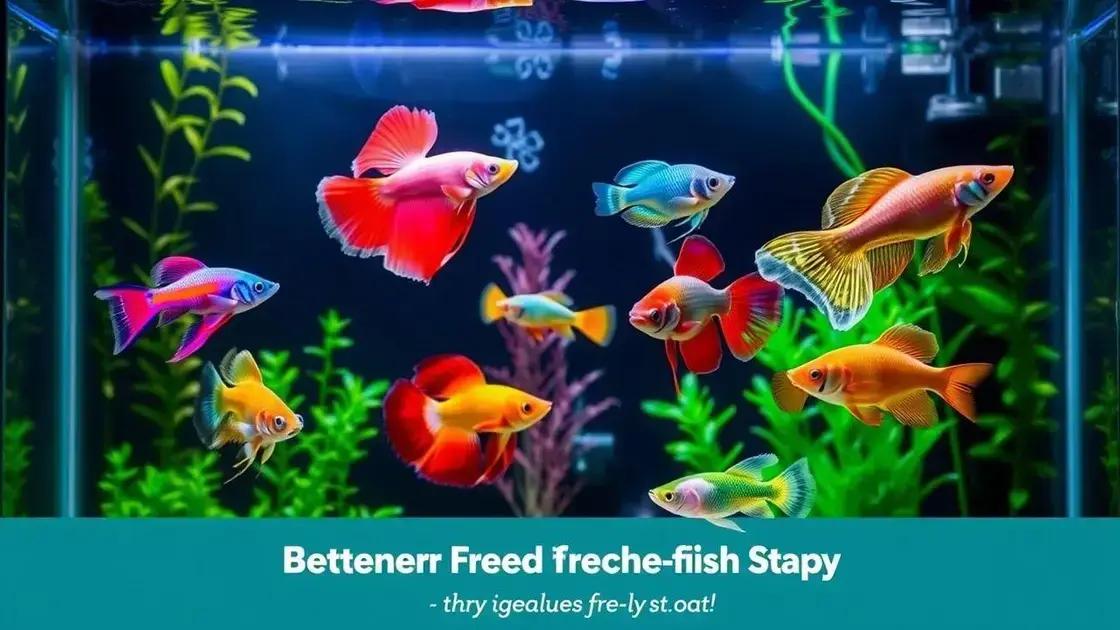 Melhores espécies de peixes para iniciantes Melhores espécies de peixes para iniciantes