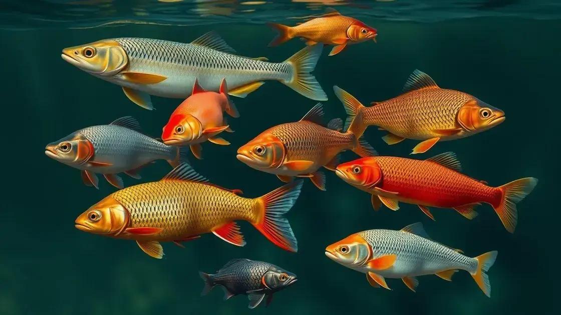 Principais espécies de peixes de água fria Principais espécies de peixes de água fria