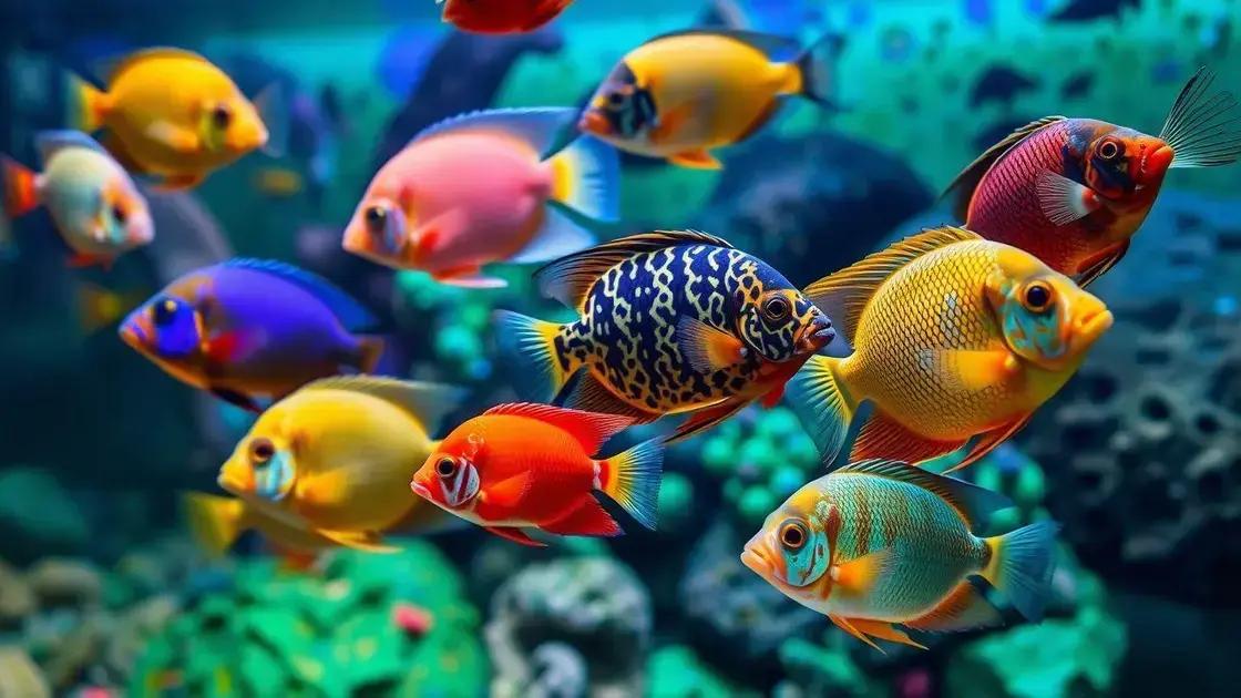 Principais espécies de ciclídeos para aquários