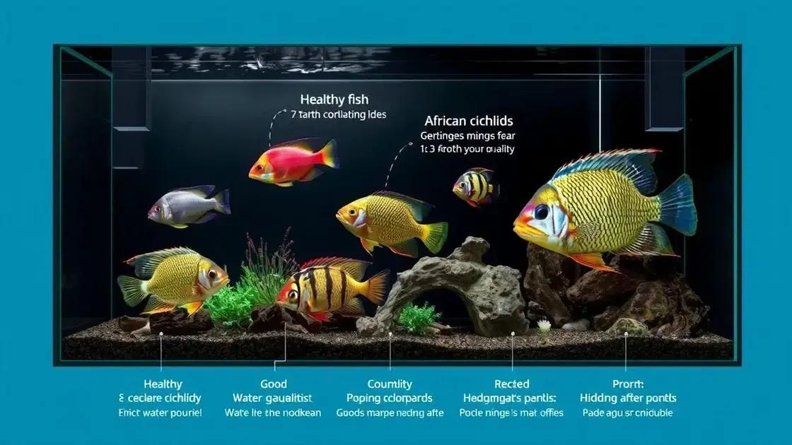 Cuidados necessários para ciclídeos africanos