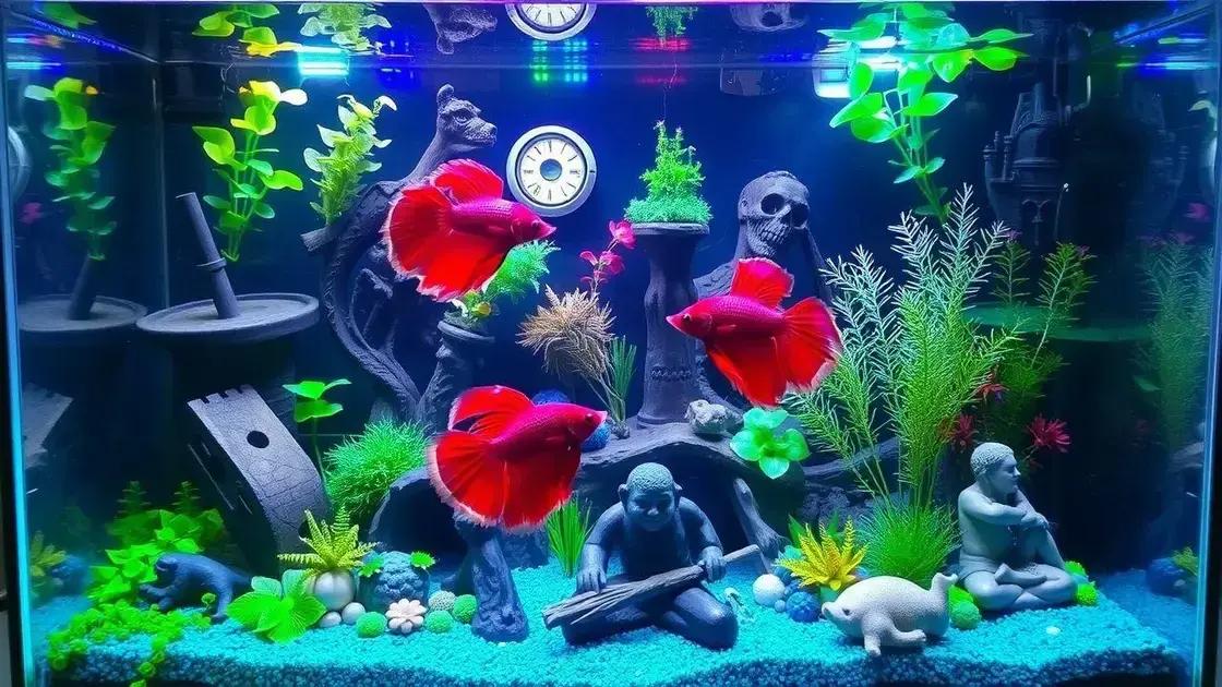 Decorações criativas para aquários temáticos Decorações criativas para aquários temáticos