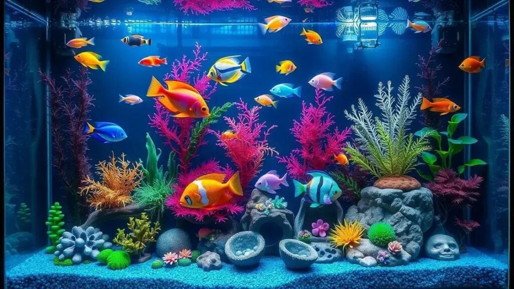 Ideias para aquários temáticos com peixes coloridos que vão encantar você