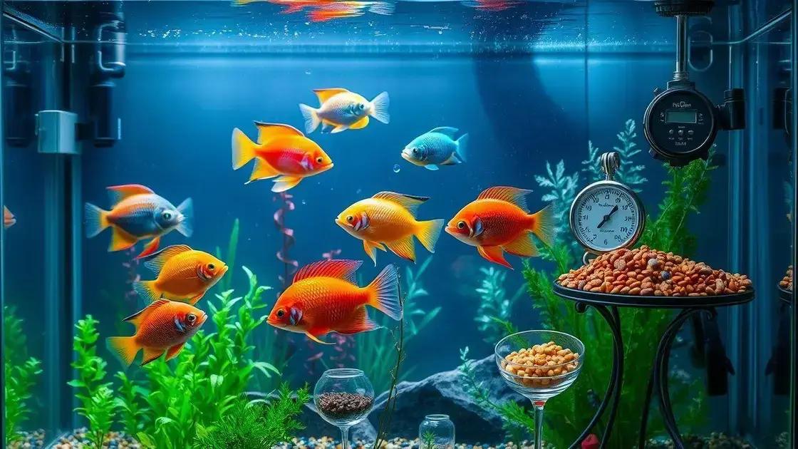 Cuidados essenciais para manter peixes saudáveis