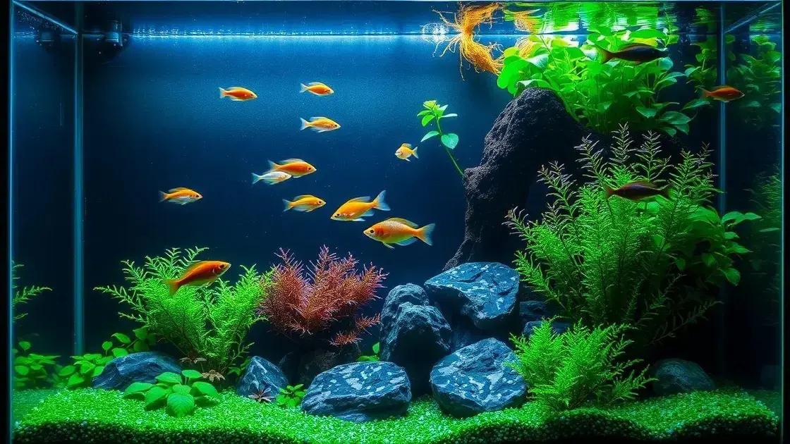Aquários temáticos com plantas e peixes pequenos: como montar o seu