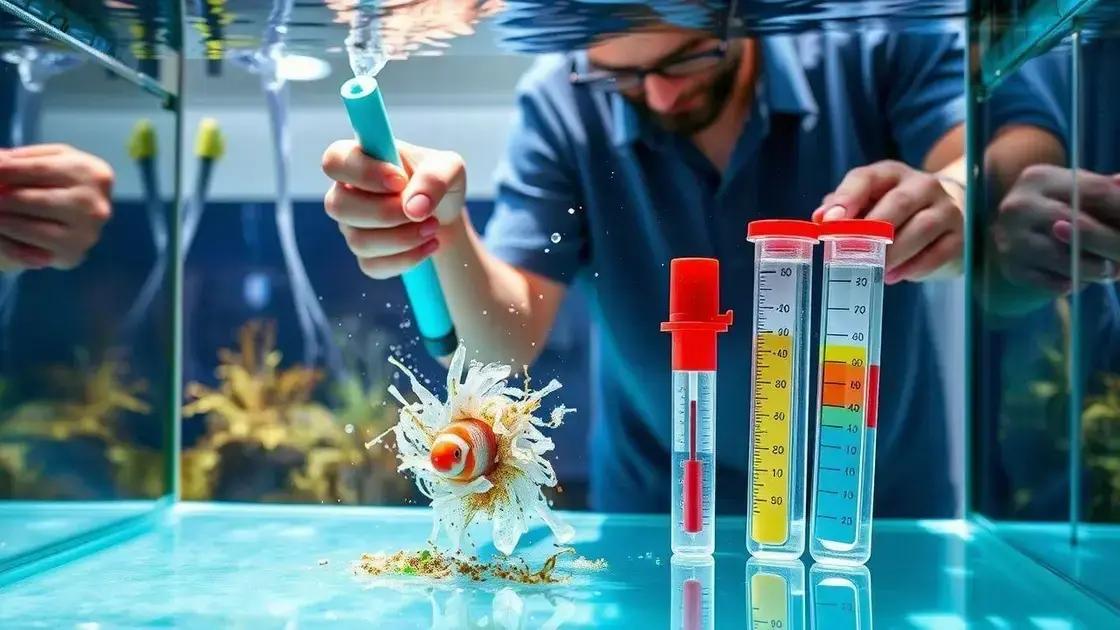 Manutenção do aquário: limpeza e cuidados