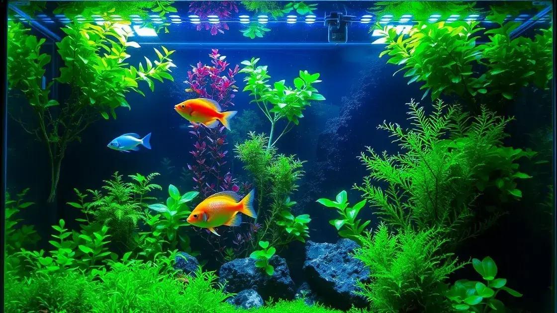 Iluminação LED para aquários plantados: melhore a saúde de suas plantas