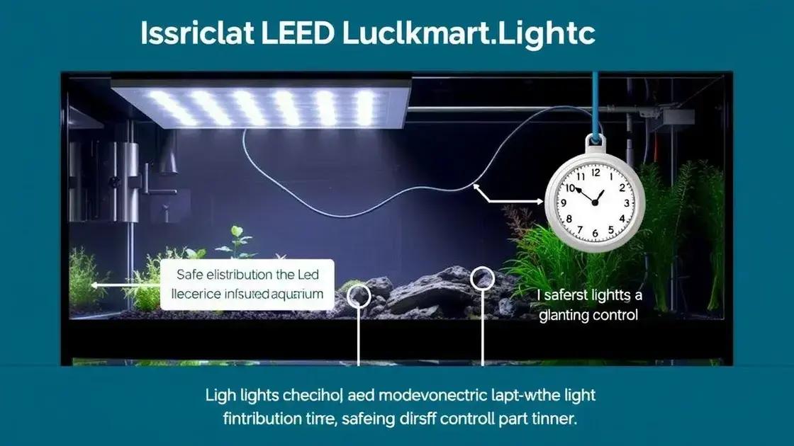 Dicas de instalação da iluminação LED em aquários Dicas de instalação da iluminação LED em aquários