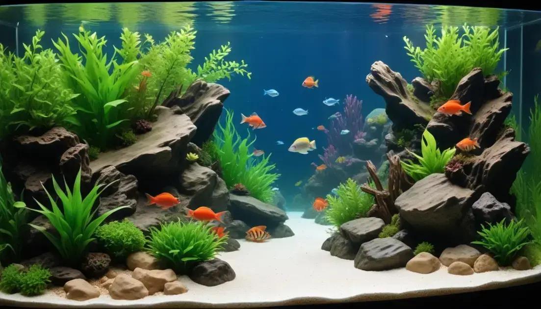 Impacto das decorações na saúde dos peixes Impacto das decorações na saúde dos peixes