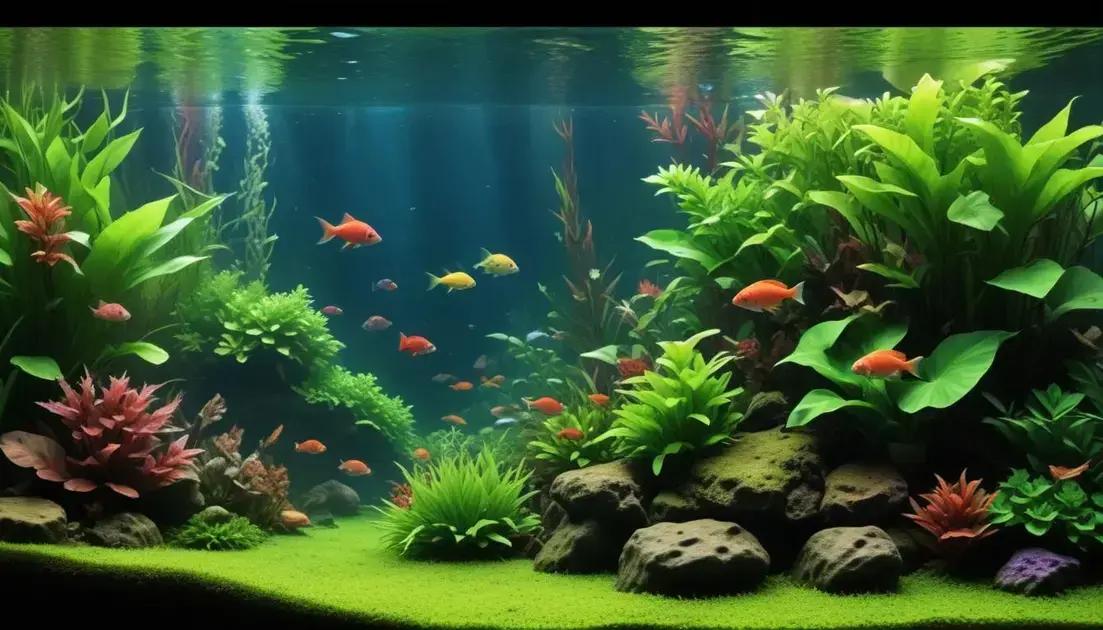 Benefícios de ter um aquário plantado Benefícios de ter um aquário plantado