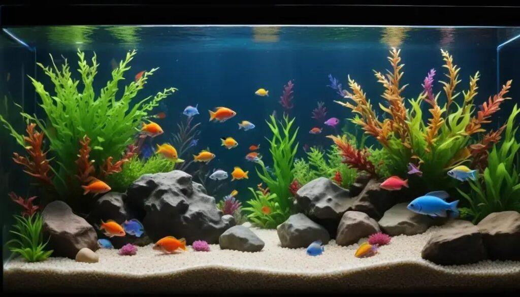 Cascalho para aquário colorido: como transformar seu aquário em um espetáculo