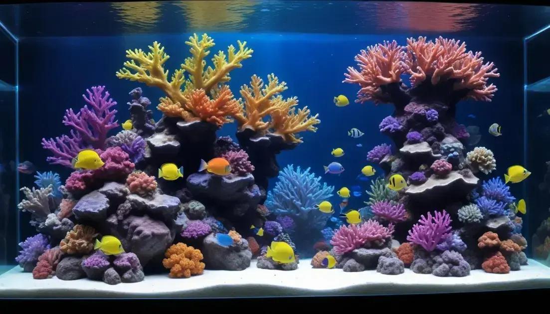 Acessórios para aquário marinho: transformando seu aquário em um paraíso