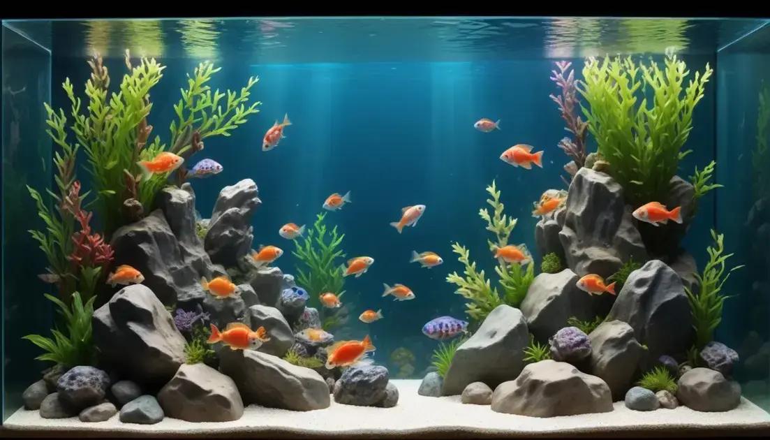 Pedras decorativas para aquário: transforme seu ambiente aquático