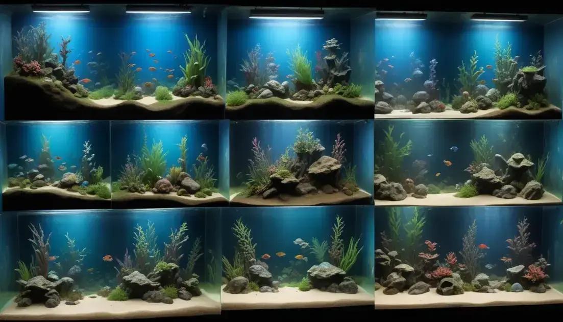 Como escolher o fundo ideal para seu aquário Como escolher o fundo ideal para seu aquário