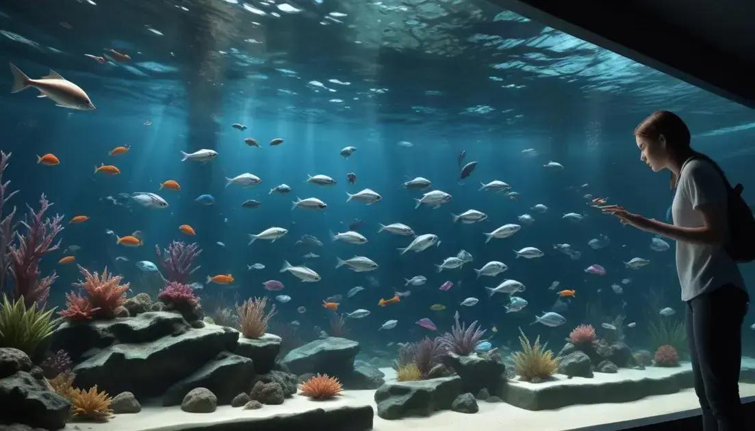 Como observar o comportamento alimentar dos peixes