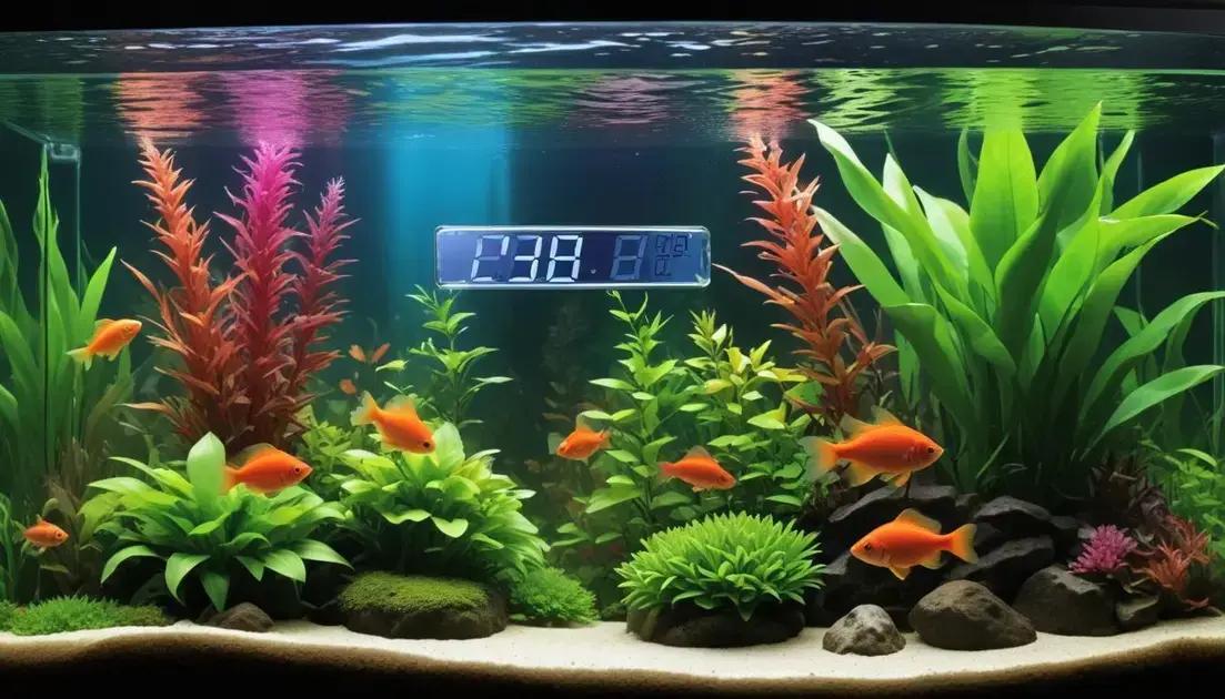 Benefícios de usar um termômetro digital no aquário