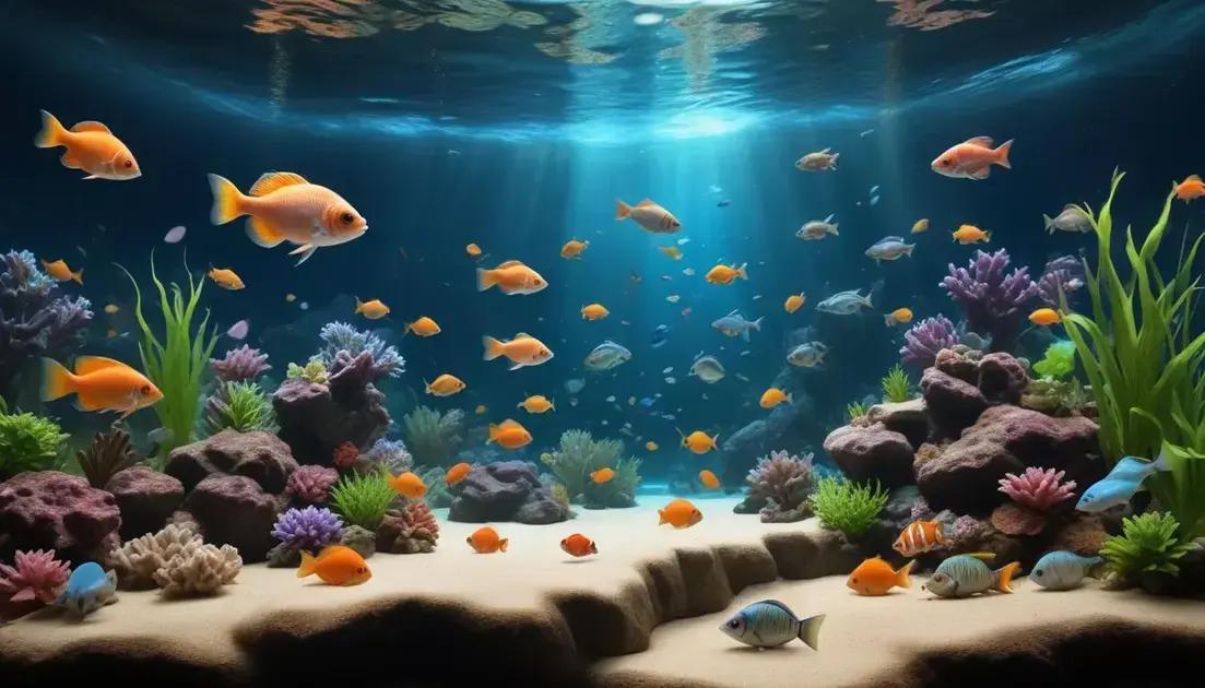 Alimentos que peixe de aquário pode comer: descubra opções saudáveis