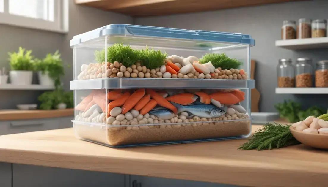 Dicas para armazenar e conservar ração para alevinos