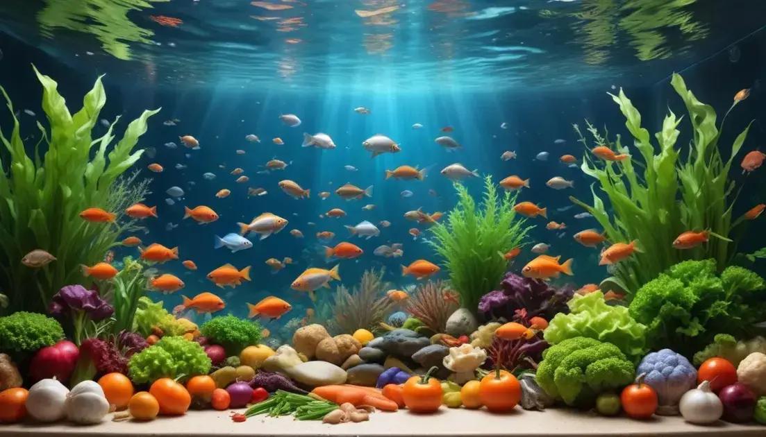 Benefícios da alimentação natural para a saúde dos peixes