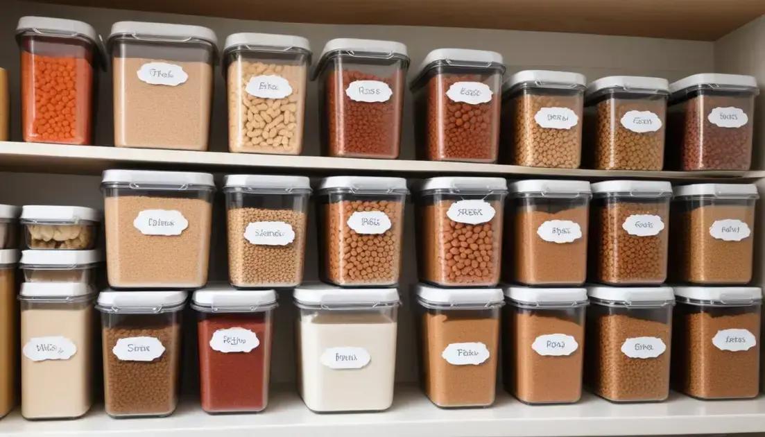 Armazenamento e conservação da ração caseira Armazenamento e conservação da ração caseira