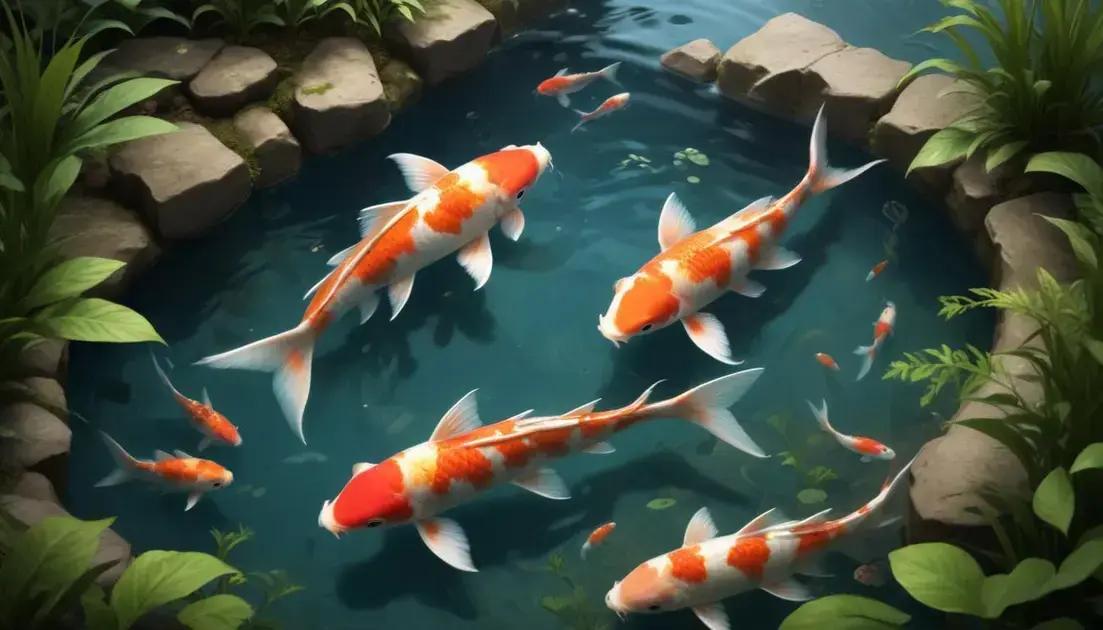 Cuidados especiais com a alimentação da carpa Cuidados especiais com a alimentação da carpa