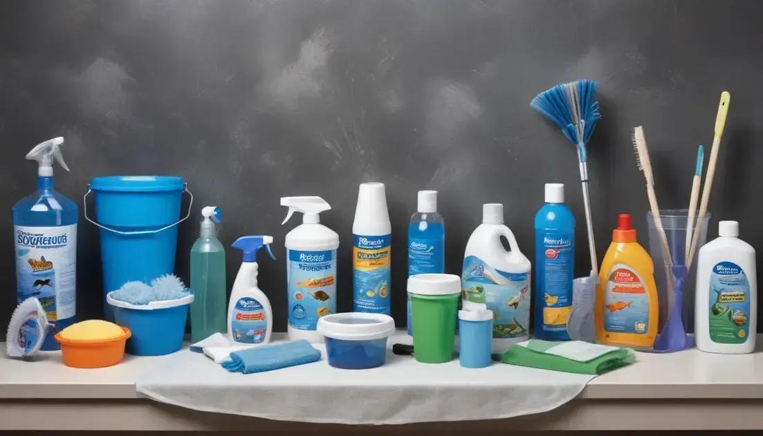 Materiais necessários para a limpeza eficaz Materiais necessários para a limpeza eficaz