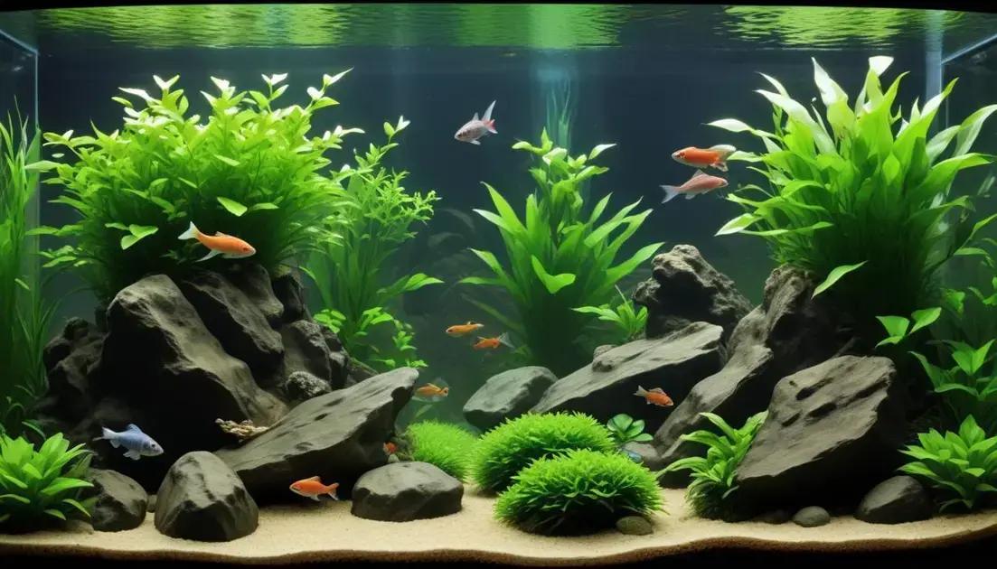 Dicas para manter a decoração do aquário