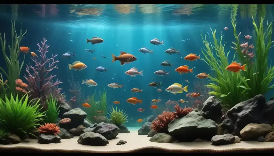 Como escolher peixes que convivem bem juntos