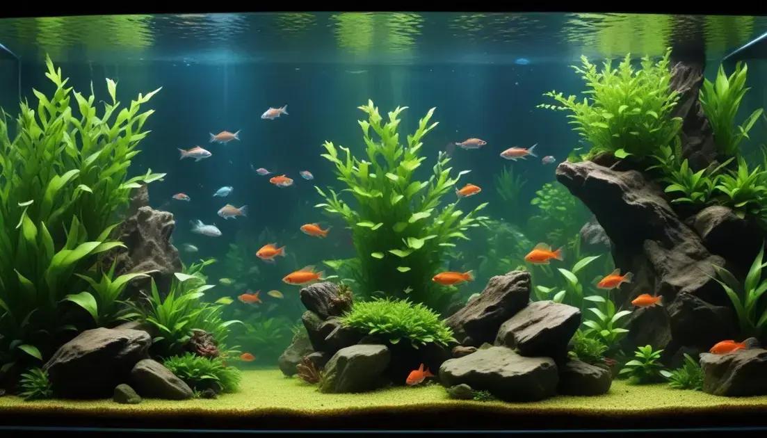 Considerações sobre o espaço e requisitos dos peixes