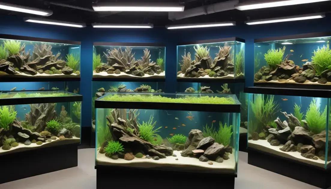 Tipos de aquários de água doce e suas faixas de preço