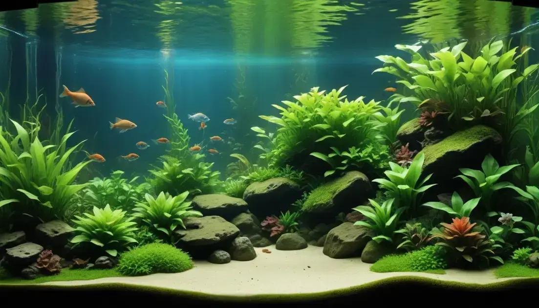 Benefícios das plantas naturais no aquário