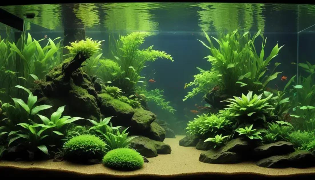 Dicas para cuidar de plantas de aquário