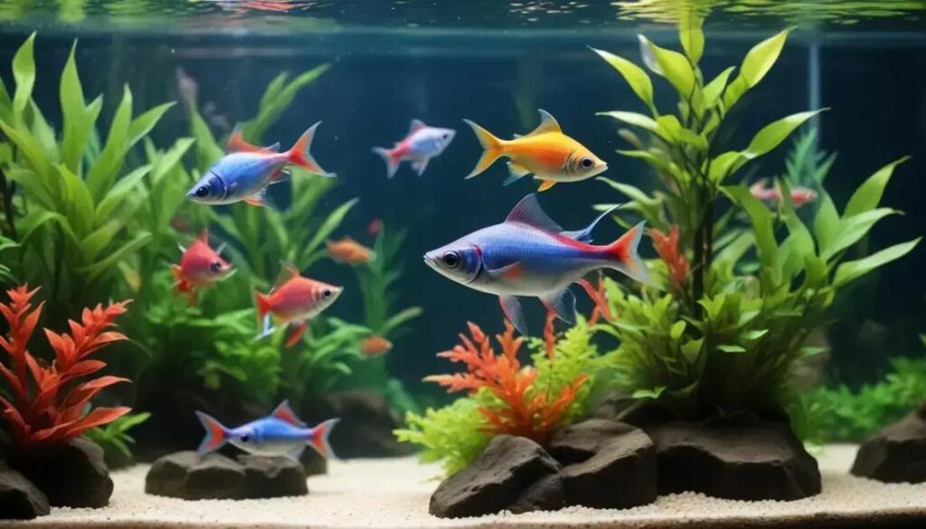 Alimentação de peixe tetra: como garantir a saúde e crescimento dos seus peixes