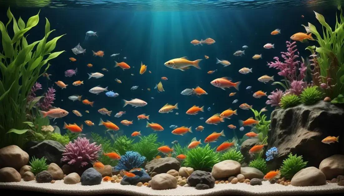 Tipos de ração para peixes de água doce