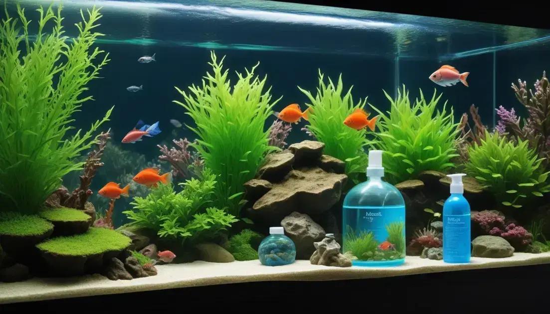 Produtos químicos disponíveis para tratamento de algas Produtos químicos disponíveis para tratamento de algas