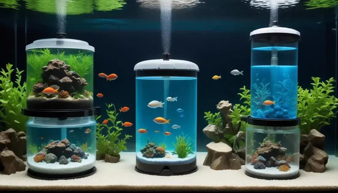 Tipos de filtros para aquário e suas funções Tipos de filtros para aquário e suas funções